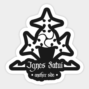 Ignes Fatui Shirt Design Sticker